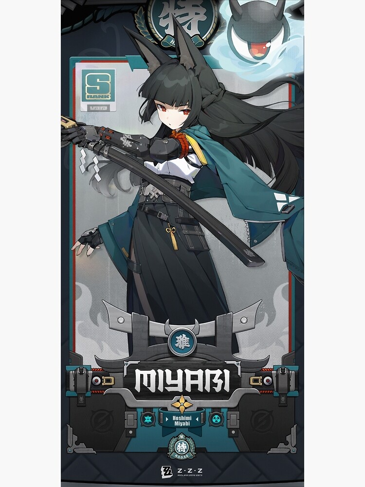 Miyabi Official Poster, Zenless Zone Zero