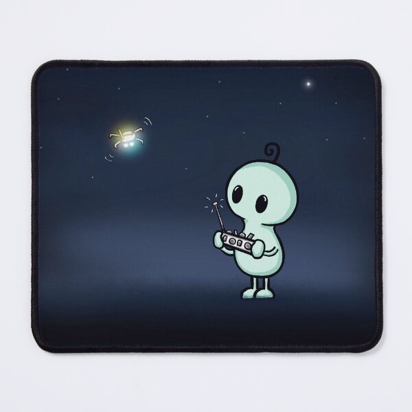 Item preview, cute alien with drone ufo uap designed and sold by Pezi-Creation.