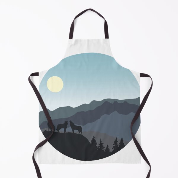 Item preview, Howling Wolves in the Mountains designed and sold by MagnoliaLake.