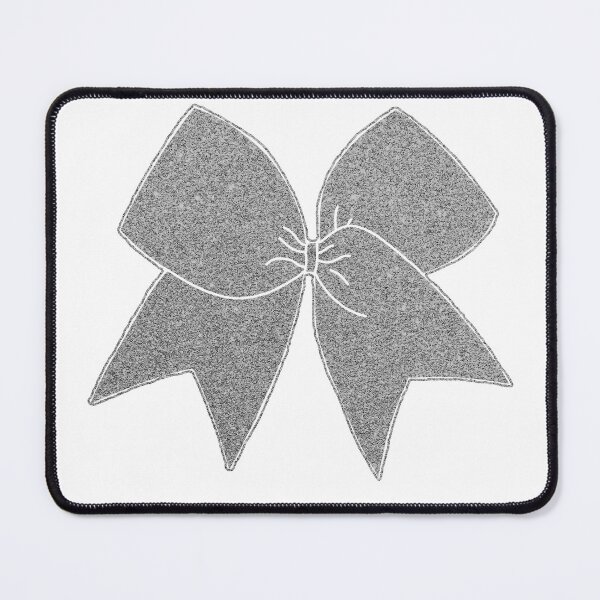 Item preview, Silver Glitter Cheer Bow designed and sold by Spike The Punch Design Co..
