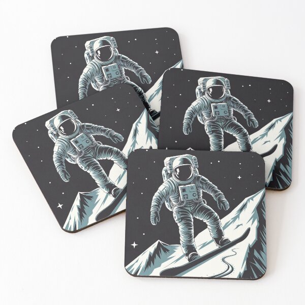 Item preview, Snowboarding Astronaut designed and sold by MichalWeider.