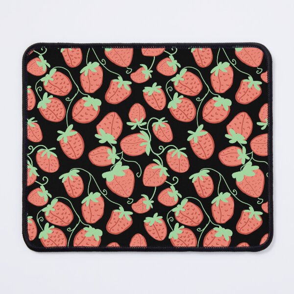 Item preview, Strawberries (Black) designed and sold by mossymeadow.