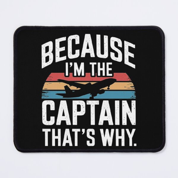Item preview, Because I’m the Captain - Retro Airplane Design designed and sold by love3617.