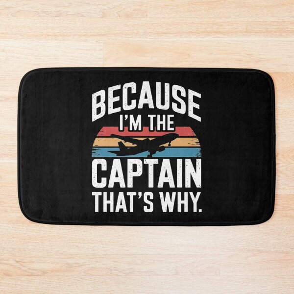 Item preview, Because I’m the Captain - Retro Airplane Design designed and sold by love3617.