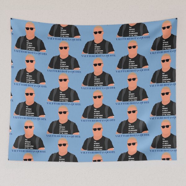 Item preview, Valtteri Bottas Quote illustration designed and sold by ZooStateofMind.