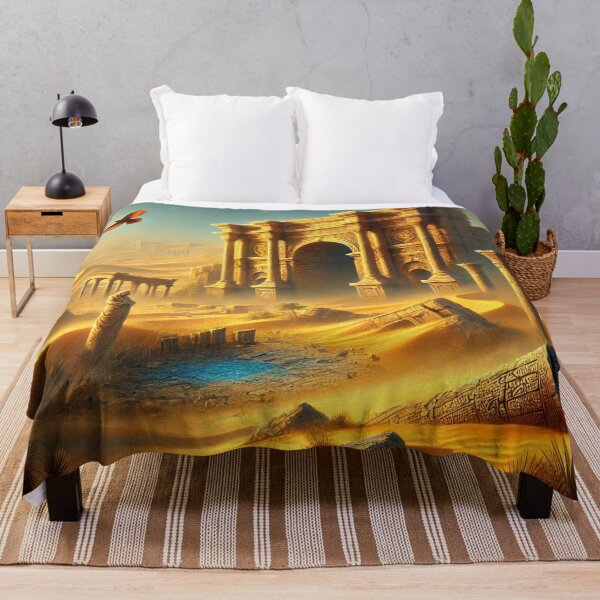 Item preview, Ancient Desert Ruins in Golden Sands designed and sold by QuirkWears.