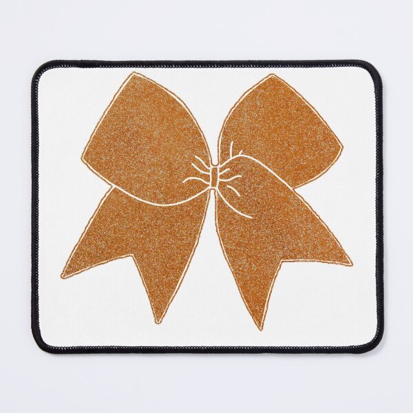 Item preview, Orange Glitter Cheer Bow designed and sold by Spike The Punch Design Co..