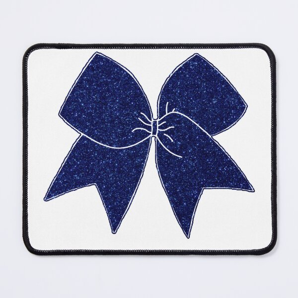 Item preview, Navy Glitter Cheer Bow designed and sold by Spike The Punch Design Co..