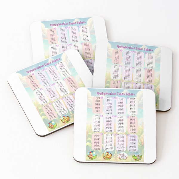 Item preview, Farmyard Multiplication Chart (Times Tables Chart) designed and sold by PhotoDesignNZ.