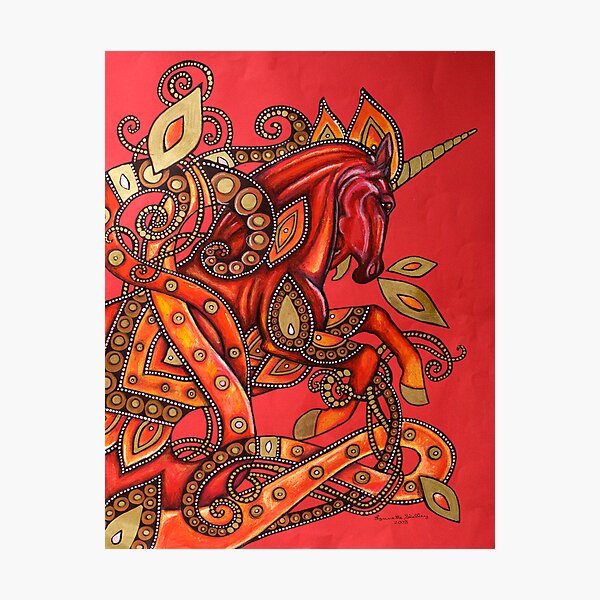 Fire Horse Photographic Print