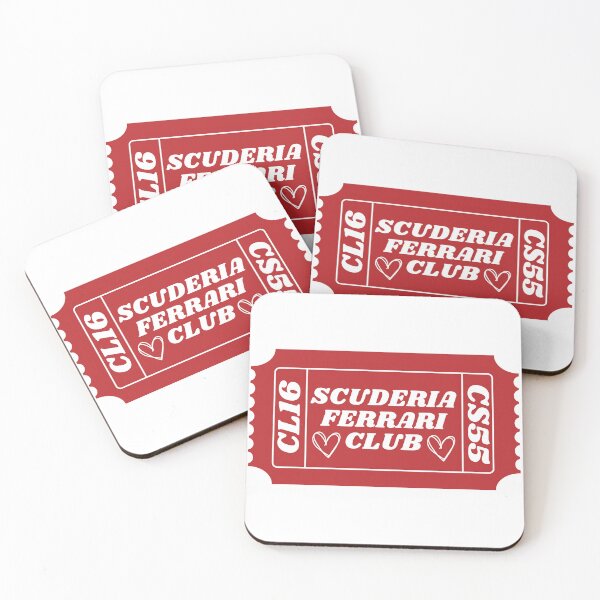 Item preview, Ferrari Club Ticket F1 Racing Merch designed and sold by MAISONDEPODIUM.