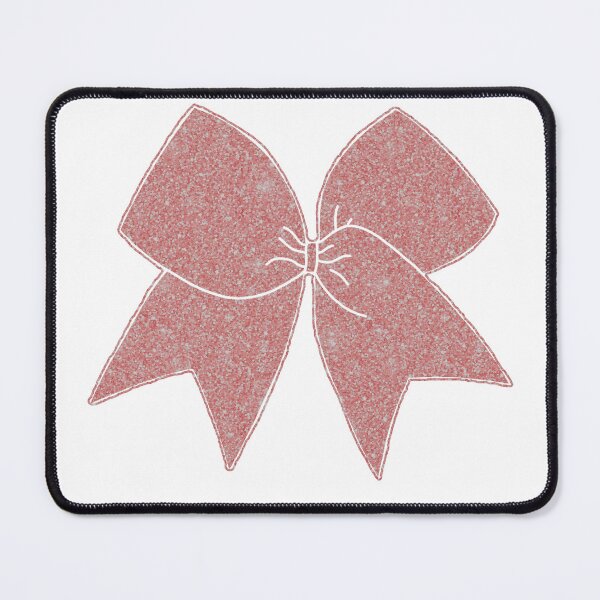 Item preview, Pink Glitter Cheer Bow designed and sold by Spike The Punch Design Co..