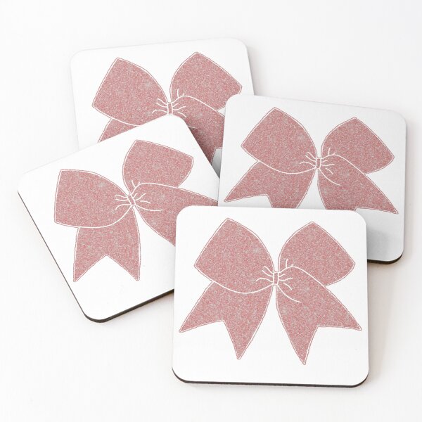 Item preview, Pink Glitter Cheer Bow designed and sold by Spike The Punch Design Co..