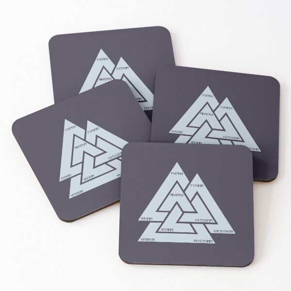 Item preview, Valknut (Odins Knot) - A symbol of the nine Norse worlds designed and sold by Medieval Steward Designs.