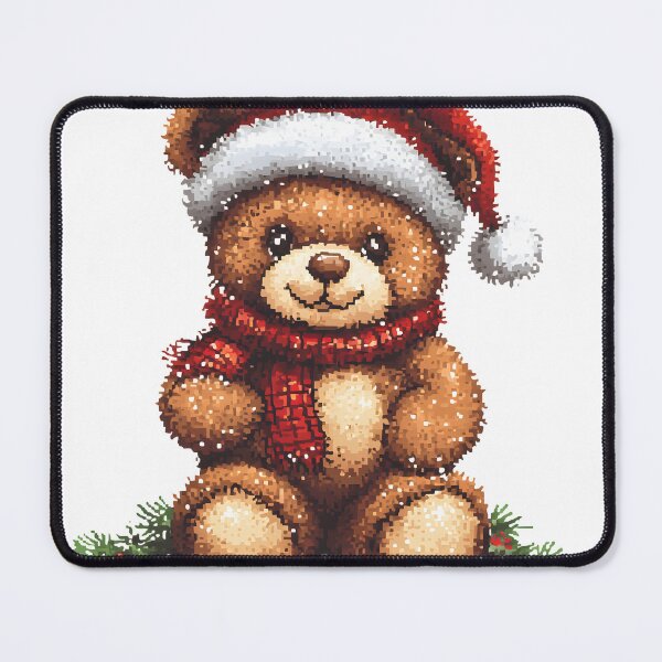 Item preview, Adorable Christmas Teddy Bear Art - Festive Design for Holiday Projects-Style Digital Art designed and sold by AnnDesignStudio.