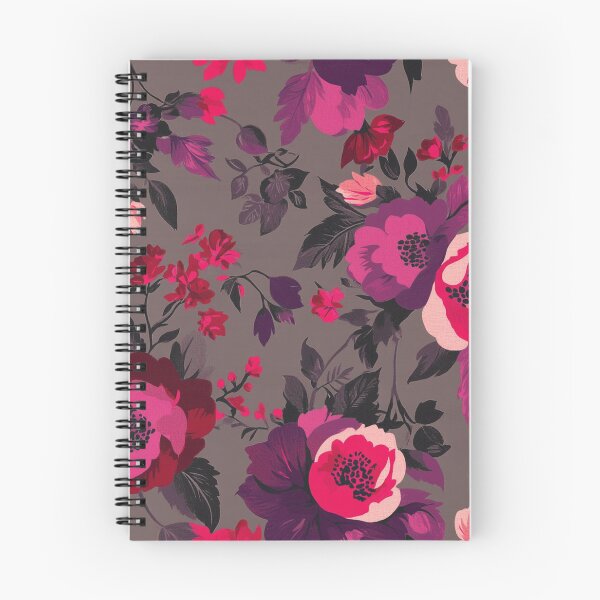 Item preview, Dramatic pink-red flowers pattern designed and sold by DaisyMarroquin.