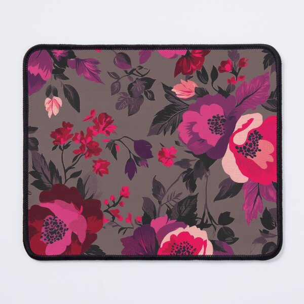 Item preview, Dramatic pink-red flowers pattern designed and sold by DaisyMarroquin.