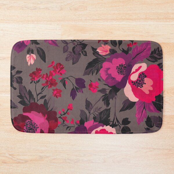 Item preview, Dramatic pink-red flowers pattern designed and sold by DaisyMarroquin.