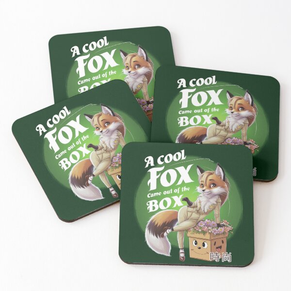 Item preview, A COOL FOX FROM THE BOX!  designed and sold by SharingLove.