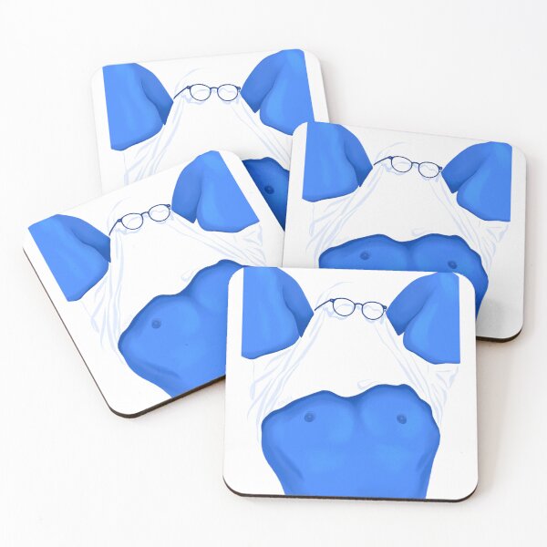 Item preview, Big Blue Muscle Boy with Glasses  designed and sold by Verediex.