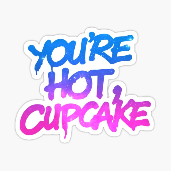 Vista previa del artículo con la obra «Estás caliente, cupcake», diseñado y vendido por Israelbeck7.