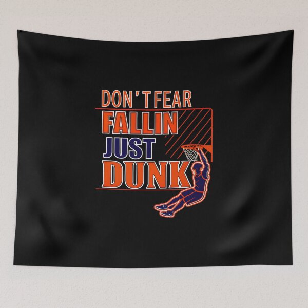 Item preview, Fearless Basketball Dunk Motivation-Don't Fear Falling Just Dunk designed and sold by Yas_oma.