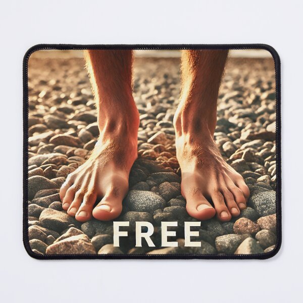 Item preview, Free Feet on Rocky Beach designed and sold by Orca Chuckle Studios.