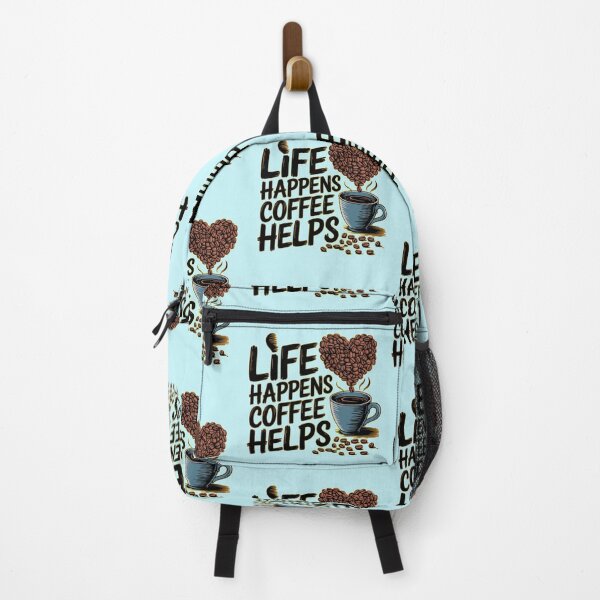 Item preview, Life Happens, Coffee Saves the Day Funny Coffee Lover Design designed and sold by Nzgiftsandmore.