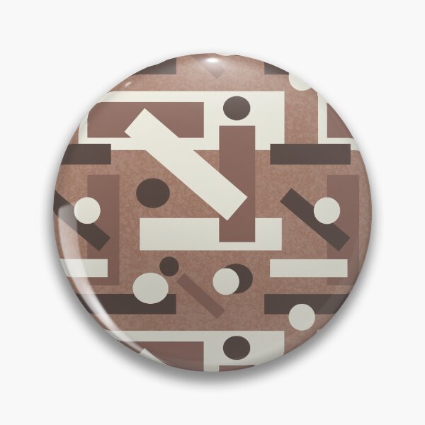 Item preview, Mocha Mousse Geometric Mid Century Modern Art  designed and sold by Laura DeCamp.