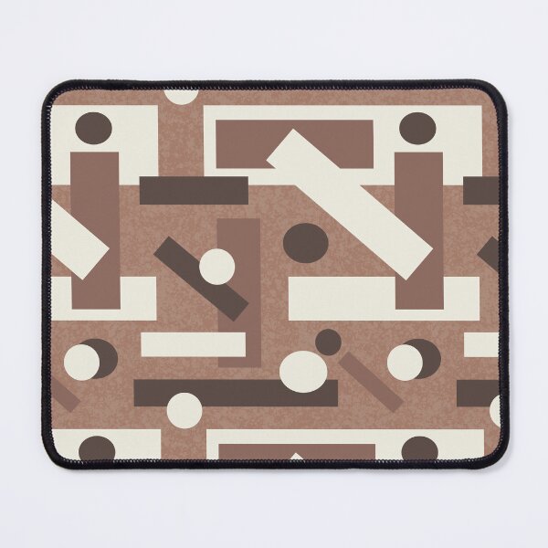 Item preview, Mocha Mousse Geometric Mid Century Modern Art designed and sold by Laura DeCamp.