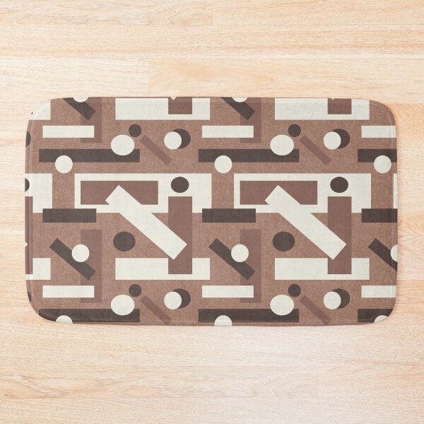 Item preview, Mocha Mousse Geometric Mid Century Modern Art  designed and sold by Laura DeCamp.