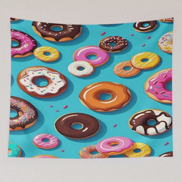 Item preview, Pattern colorful donuts. designed and sold by DaliaSabryTee.