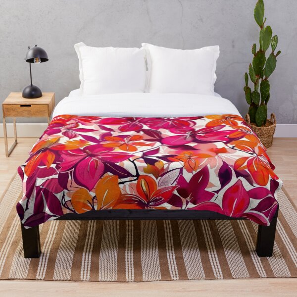 Item preview, Happy Magenta colorful tropical pattern designed and sold by DaisyMarroquin.