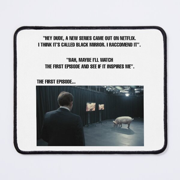 Item preview, BLACK MIRROR MEME GRAPHIC designed and sold by LELE MOVIEPROJECT.