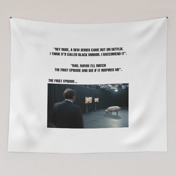 Item preview, BLACK MIRROR MEME GRAPHIC designed and sold by LELE MOVIEPROJECT.