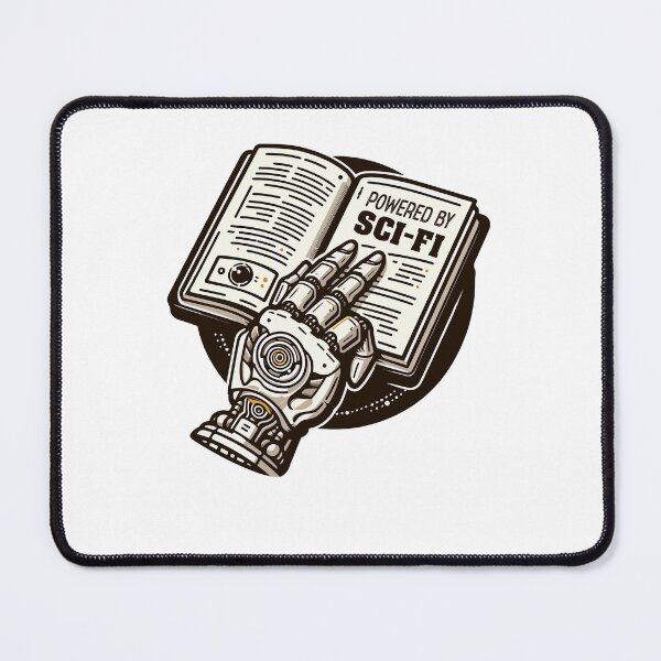 Item preview, Powered By Sci-Fi - Futuristic Robotic Book designed and sold by KataangClothing.
