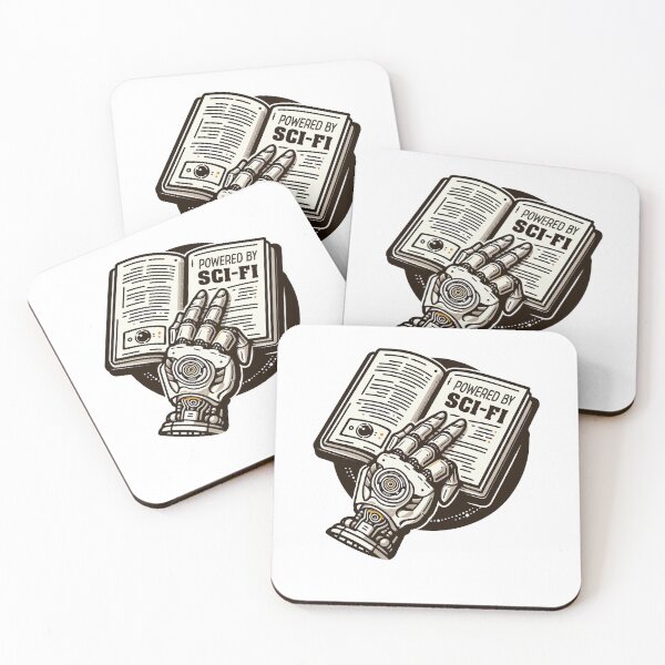 Item preview,  Powered By Sci-Fi - Futuristic Robotic Book designed and sold by The Oakhaven Archive.