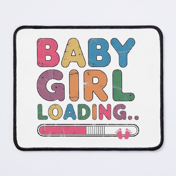 Item preview, Baby Girl Loading Progress Bar Cute Pregnancy Reveal Art designed and sold by love3617.