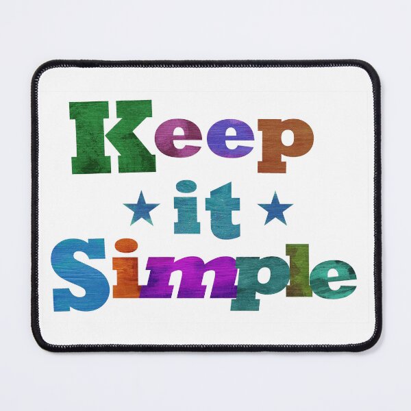Item preview, Keep it Simple designed and sold by ElderIslesPress.