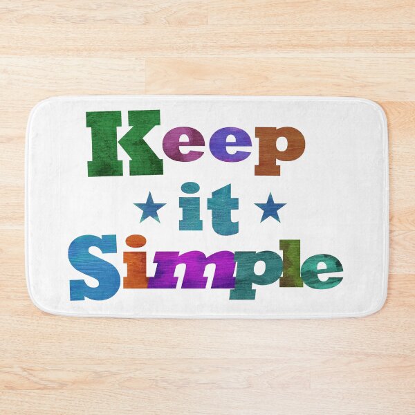 Item preview, Keep it Simple designed and sold by ElderIslesPress.