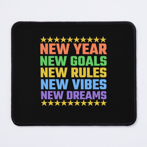 Item preview, New Year Goals Positive Motivational Inspirational Words designed and sold by Sunserize Designs.