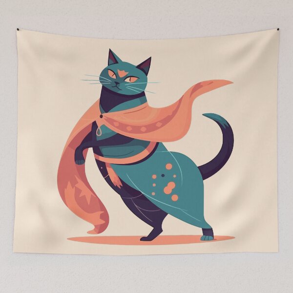 Item preview, Belly dancing cat  designed and sold by Amir Faysal.