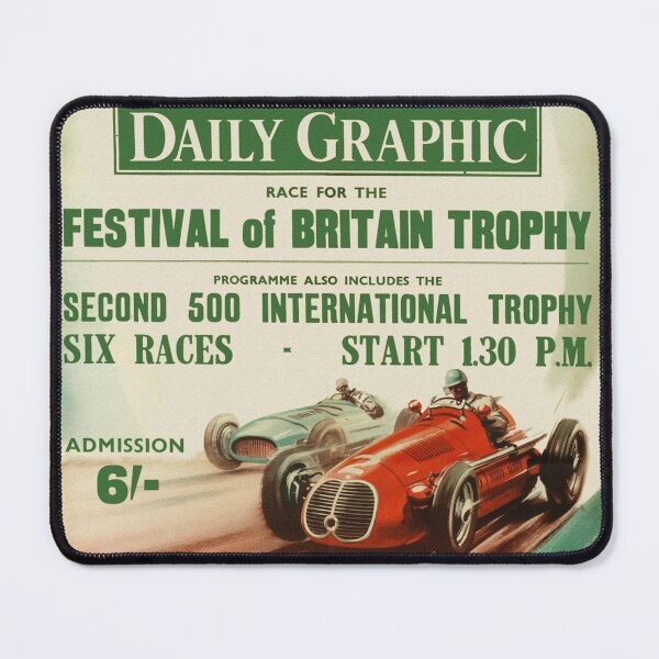 Item preview, Cartel del Festival de la Velocidad de Goodwood – Patrimonio del Automovilismo Británico designed and sold by Road To Track.