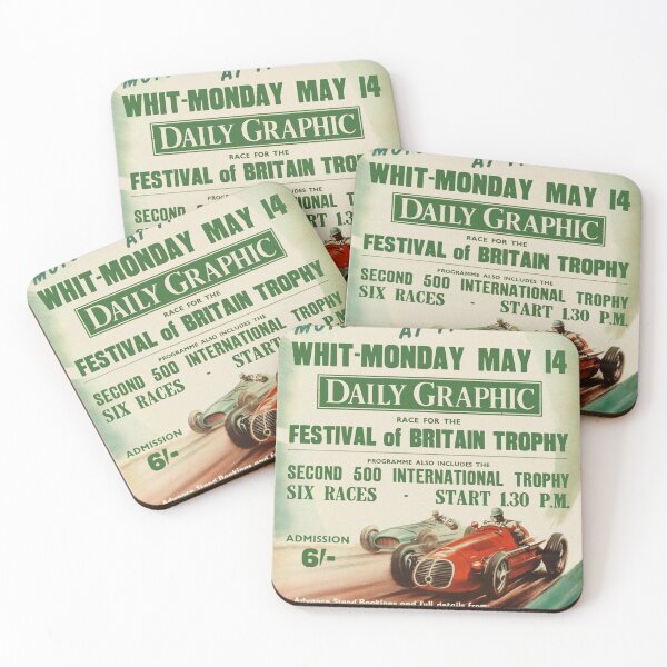 Item preview, Goodwood Festival of Speed – British Motorsport Heritage Poster designed and sold by Road To Track.