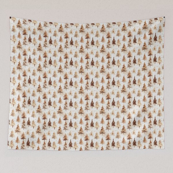 Item preview, Beige Christmas Trees designed and sold by Justina Designs.