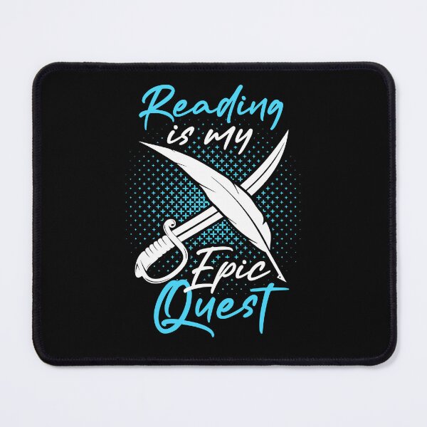 Item preview, Reading is My Epic Quest - Sword and Quill designed and sold by KataangClothing.
