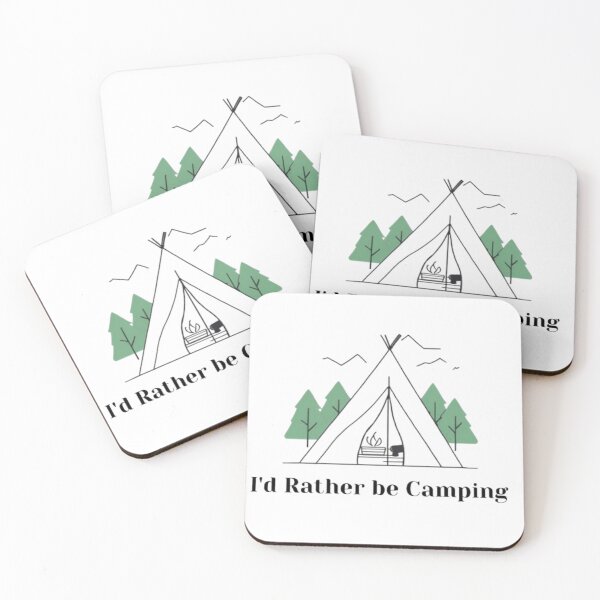 Item preview, I'd Rather be Camping designed and sold by MADDAHI.