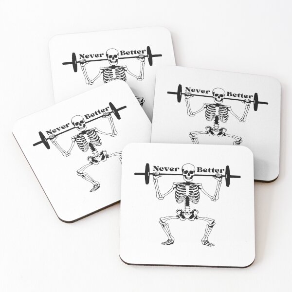 Item preview, Never Better Skeleton Exercising designed and sold by StoneybrokeM.