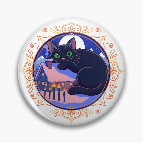 Item preview, Yule Cat Jolakotturinn Icelandic Folklore Christmas designed and sold by IceBathDESIGNS.