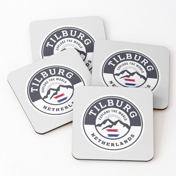 Item preview, Tilburg Netherlands Black and White Crest designed and sold by World Designs.